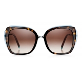 Tiffany & Co. - Square Sunglasses - Tortoise Tiffany Blue Brown - Tiffany Infinity Collection - Tiffany & Co. Eyewear