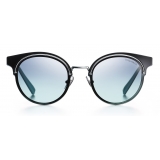 Tiffany & Co. - Round Sunglasses - Silver Blue - Tiffany T Collection - Tiffany & Co. Eyewear