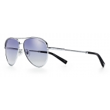 Tiffany & Co. - Occhiale da Sole Pilot - Argento Blu - Collezione Diamond Point - Tiffany & Co. Eyewear