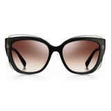 Tiffany & Co. - Pilot Sunglasses - Black Pale Gold Brown - Tiffany T Collection - Tiffany & Co. Eyewear