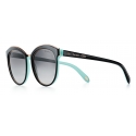 Tiffany & Co. - Round Sunglasses - Black Tiffany Blue Rose Gold - Tiffany 1837™ Collection - Tiffany & Co. Eyewear