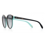 Tiffany & Co. - Round Sunglasses - Black Tiffany Blue Rose Gold - Tiffany 1837™ Collection - Tiffany & Co. Eyewear