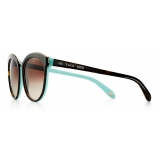 Tiffany & Co. - Round Sunglasses - Tortoise Tiffany Blue Brown - Tiffany 1837™ Collection - Tiffany & Co. Eyewear
