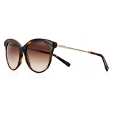 Tiffany & Co. - Butterfly Sunglasses - Black Tortoise Brown - Tiffany Diamond Point Collection - Tiffany & Co. Eyewear