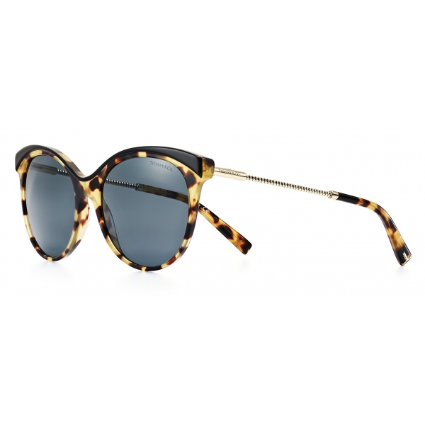 Tiffany & Co. - Butterfly Sunglasses - Black Yellow Gray - Tiffany Diamond Point Collection - Tiffany & Co. Eyewear