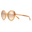 Tiffany & Co. - Occhiale da Sole Cat Eye - Cammello Oro Marroni - Collezione Tiffany Paper Flowers - Tiffany & Co. Eyewear