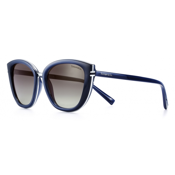 Tiffany & Co. - Square Sunglasses - Opal Blue Grey - Tiffany T Collection - Tiffany & Co. Eyewear