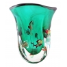 Ars Cenedese Murano - Vaso Acquario Modern - Vaso Artigianale Veneziano Realizzato a Mano da Maestri Vetrai - Luxury