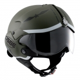 Osbe Italy - Tornado Mat Green Military Graphic - Motorcycle Helmet - High Quality - Made in Italy