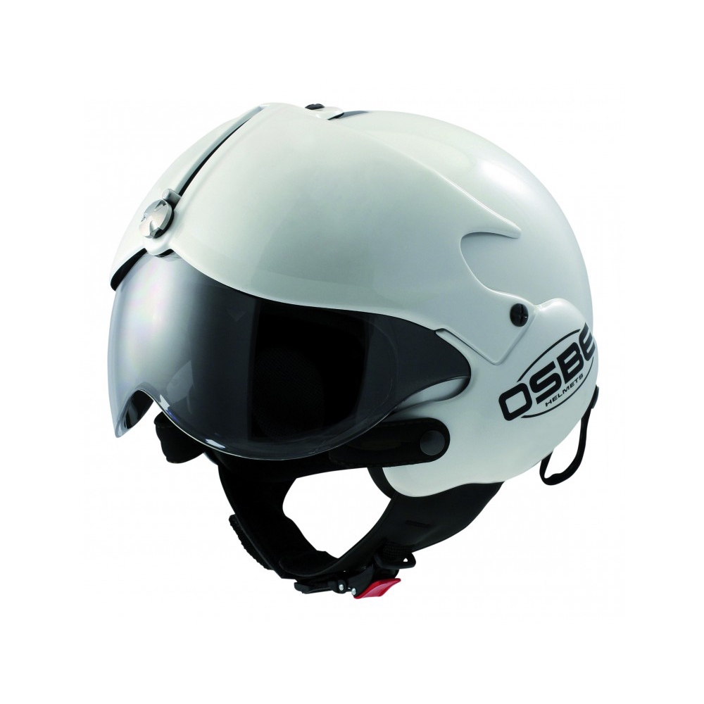 Osbe Italy - Tornado White - Motorcycle Helmet - High Quality - Made in
