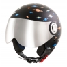 Divo Diva - Pianeti Nero Opaco - Special Edition - Osbe Italy - Casco da Moto - Alta Qualità - Made in Italy