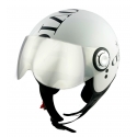 Divo Diva - Shiny White - Special Edition - Osbe Italy - Motorcycle Helmet - High Quality - Made in Italy