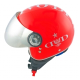 Divo Diva - Shiny Red - Special Edition - Osbe Italy - Motorcycle Helmet - High Quality - Made in Italy