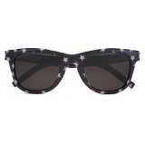 Yves Saint Laurent - Occhiali da Sole Quadrati SL 51 - Prints Nero - Saint Laurent Eyewear