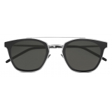 Yves Saint Laurent - Round Metal SL 28 Sunglasses - Silver - Sunglasses - Saint Laurent Eyewear
