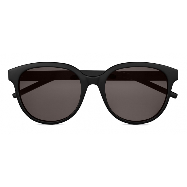Yves Saint Laurent - Round SL 317 Sunglasses - Signature Black - Saint Laurent Eyewear