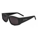 Yves Saint Laurent - Square SL 329 Sunglasses - Signature Black - Saint Laurent Eyewear