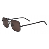 Yves Saint Laurent - Rectangular SL 331 Sunglasses - Black Brown - Saint Laurent Eyewear