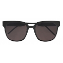 Yves Saint Laurent - Monogramme Square SL M41 Sunglasses - Black - Saint Laurent Eyewear