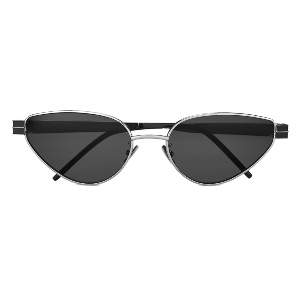 Yves Saint Laurent - Monogramme Triangular SL M51 Sunglasses - Black Silver - Saint Laurent Eyewear