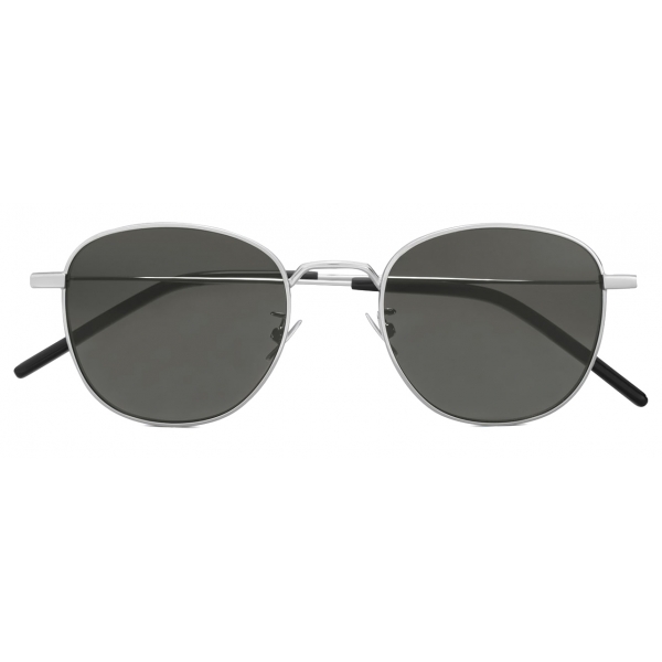 Yves Saint Laurent - New Wave SL 299 Sunglasses Round - Black Silver - Saint Laurent Eyewear