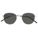 Yves Saint Laurent - New Wave SL 299 Sunglasses Round - Black Silver - Saint Laurent Eyewear