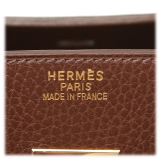 Hermès Vintage - Clemence Terre Birkin 35 Bag - Marrone - Borsa in Pelle e Vitello - Alta Qualità Luxury