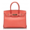 Hermès Vintage - Epsom Birkin 30 Bag - Pink - Leather and Calf Handbag - Luxury High Quality