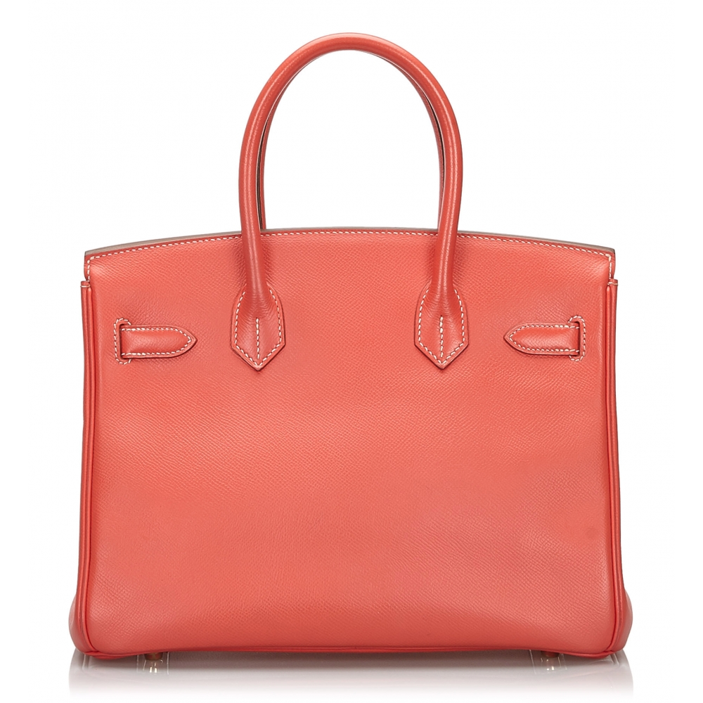 Hermès Vintage - Epsom Birkin 30 Bag - Pink - Leather and Calf Handbag ...