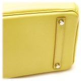 Hermès Vintage - Epsom Birkin 35 Bag - Yellow - Leather and Calf Handbag - Luxury High Quality