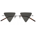 Yves Saint Laurent - New Wave SL 300 Triangular Sunglasses - Silver - Saint Laurent Eyewear