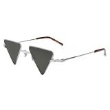 Yves Saint Laurent - New Wave SL 300 Triangular Sunglasses - Silver - Saint Laurent Eyewear