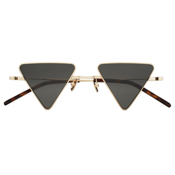 Yves Saint Laurent - New Wave SL 300 Triangular Sunglasses - Gold - Saint Laurent Eyewear