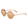 Bulgari - Serpenteyes - Occhiali da Sole Esagonali con Montatura in Metallo - Oro Rosa - Serpenti Collection - Bulgari Eyewear