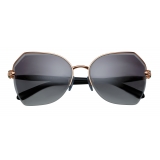 Bulgari - Serpenti - Occhiali da Sole Serpenti a Farfalla in Metallo - Nero - Serpenti Collection - Bulgari Eyewear