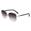 Bulgari - Serpenti - Occhiali da Sole Squadrati in Metallo - Oro Nero - Serpenti Collection - Bulgari Eyewear