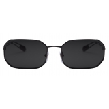 Bulgari - Narrowmation - Square Aviator Sunglasses - Black - Serpenti Collection - Bulgari Eyewear
