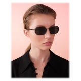 Bulgari - Narrowmation - Square Aviator Sunglasses - Black - Serpenti Collection - Bulgari Eyewear
