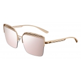 Bulgari - B.Zero1 - Occhiali da Sole B.Overvibe Quadrati in Metallo - Rosa Oro - B.Zero1 Collection - Bulgari Eyewear