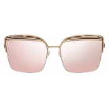 Bulgari - B.Zero1 - Occhiali da Sole B.Overvibe Quadrati in Metallo - Rosa Oro - B.Zero1 Collection - Bulgari Eyewear