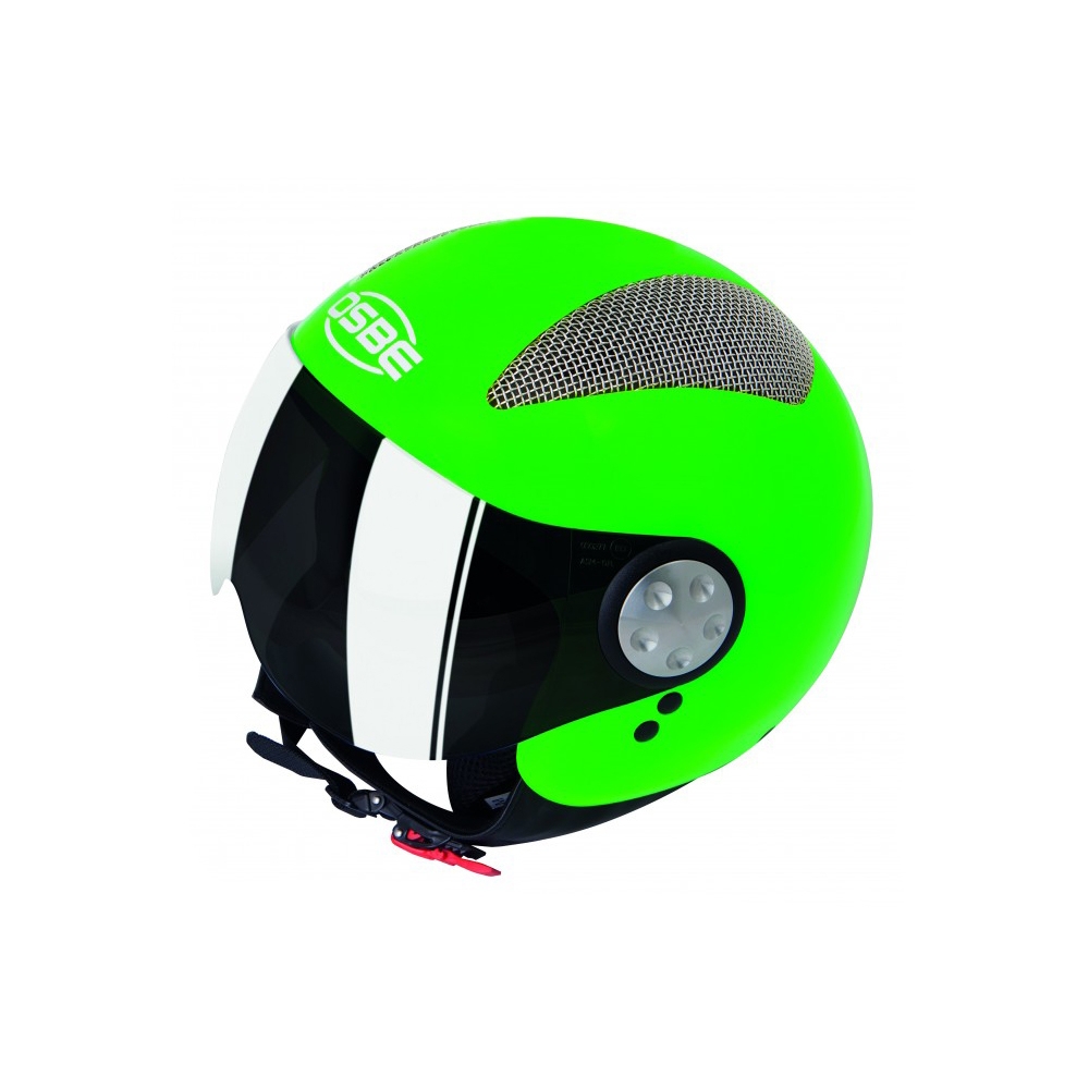 Osbe Italy - Karma M.P.S. - Shiny White - Motorcycle Helmet - Covid-19 -  High Quality - Made in Italy - Avvenice