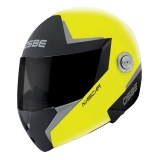 Osbe Italy - Nascar Yellow - Motorcycle Helmet - High Quality - Made in Italy