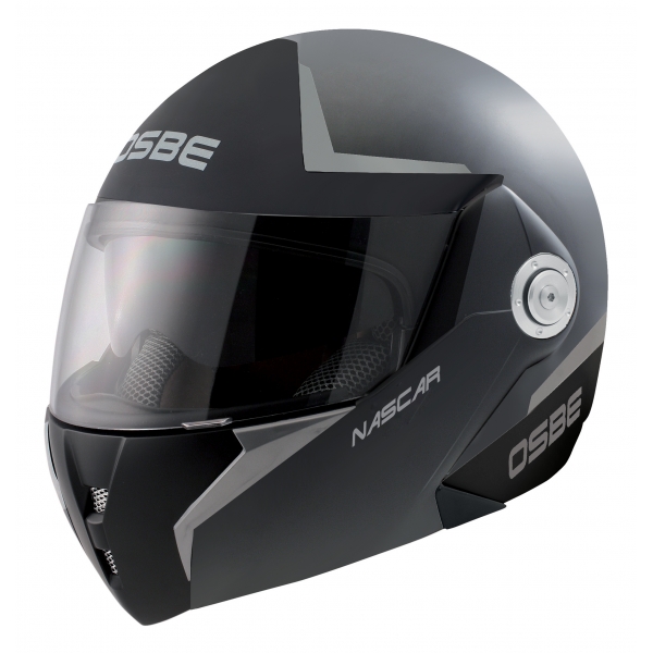 Osbe Italy - Nascar Dark Graphic - Motorcycle Helmet - High Quality - Made in Italy