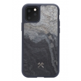 Woodcessories - Eco Bumper - Stone Cover - Camo Gray - iPhone 11 Pro Max - Real Stone Cover - Eco Case - Bumper Collection