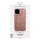 Woodcessories - Eco Bump - Cover in Pietra - Rosso Canyon - iPhone 11 Pro Max - Cover in Vera Pietra - Eco Case - Bumper Collect