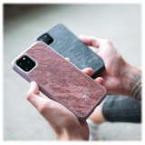 Woodcessories - Eco Bump - Cover in Pietra - Rosso Canyon - iPhone 11 Pro Max - Cover in Vera Pietra - Eco Case - Bumper Collect