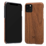 Woodcessories - Cover in Legno di Noce e Kevlar - iPhone 11 Pro - Cover in Legno - Eco Case - Ultra Slim - Collezione Kevlar
