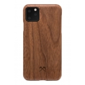 Woodcessories - Cover in Legno di Noce e Kevlar - iPhone 11 Pro Max - Cover in Legno - Eco Case - Ultra Slim - Collezione Kevlar