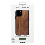Woodcessories - Eco Bumper - Walnut Cover - Black - iPhone 11 - Wooden Cover - Eco Case - Bumper Collection