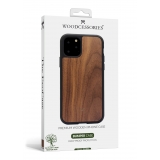 Woodcessories - Eco Bumper - Walnut Cover - Black - iPhone 11 Pro Max - Wooden Cover - Eco Case - Bumper Collection